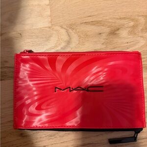 MAC Cosmetics Red Makeup Pouch